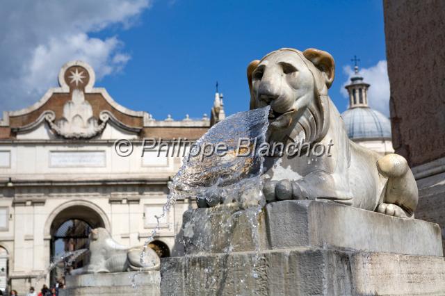 italie rome 20.JPG - Fontaine Piazza del QuirinaleRome, Italie